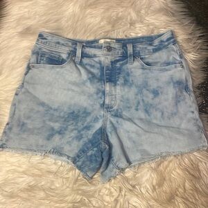 UNIVERSAL Thread Blue‎ Tie Dye High Rise Jean Shorts